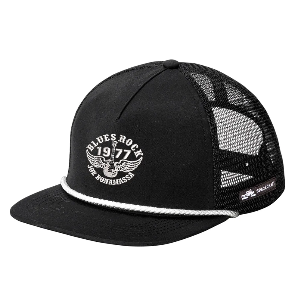 Blues Rock Spacecraft Trucker Hat