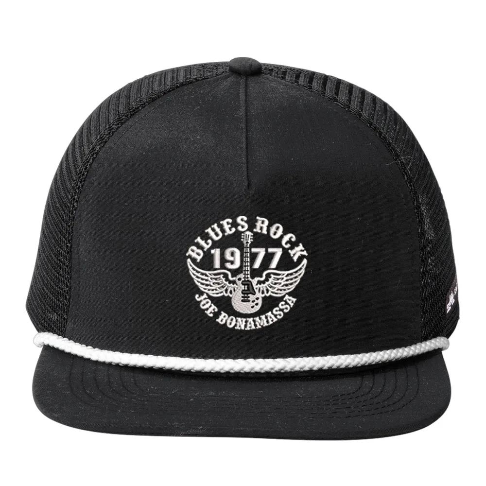 Blues Rock Spacecraft Trucker Hat