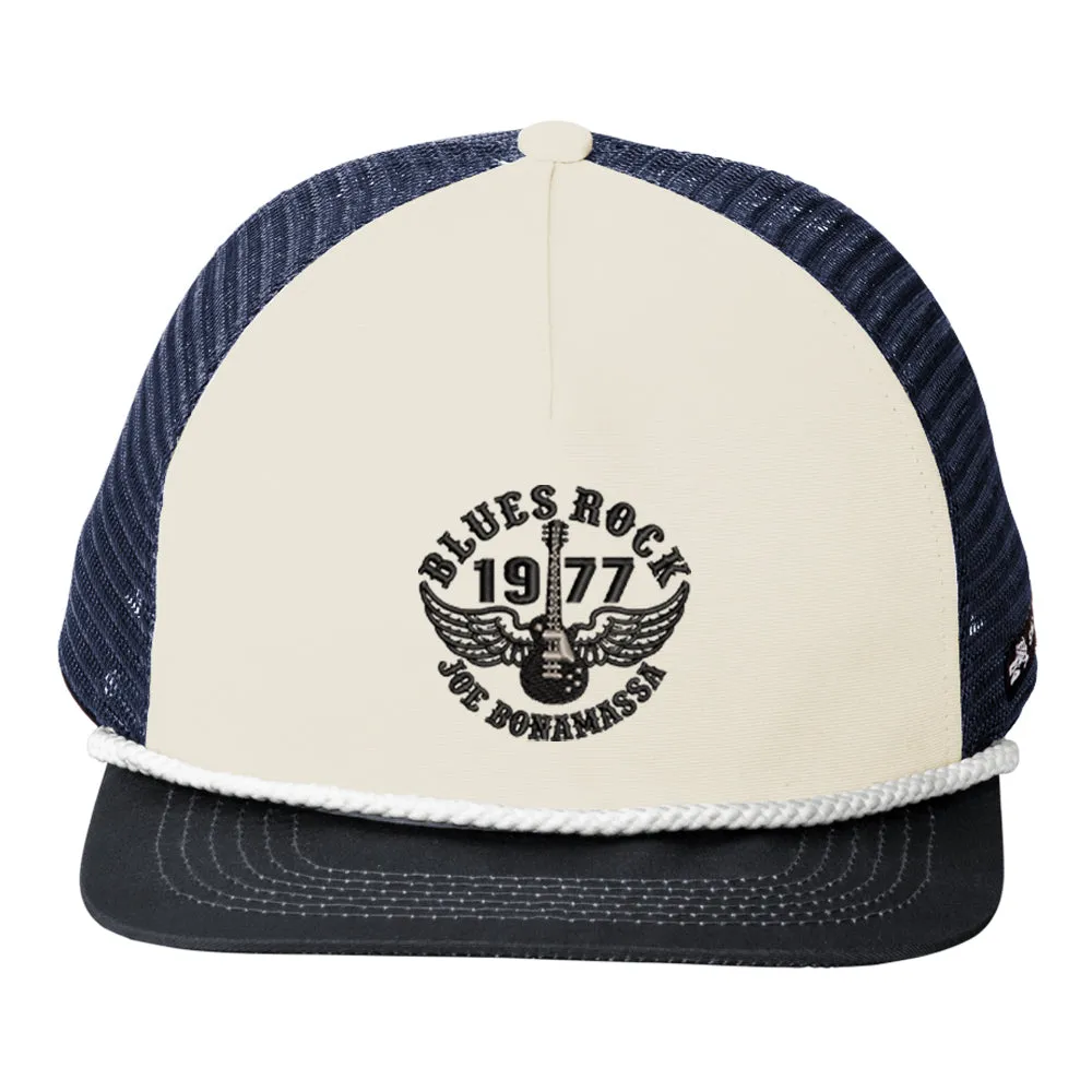 Blues Rock Spacecraft Trucker Hat