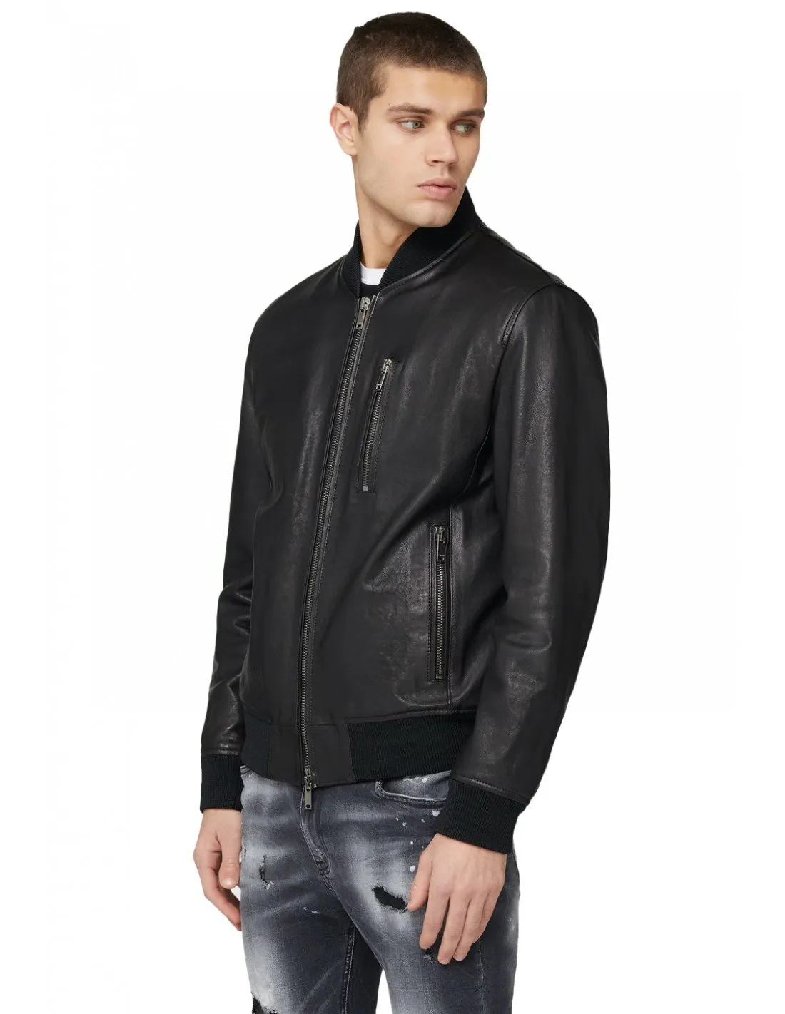 Bomber Dondup uomo UJ852PL0392U nero AI22