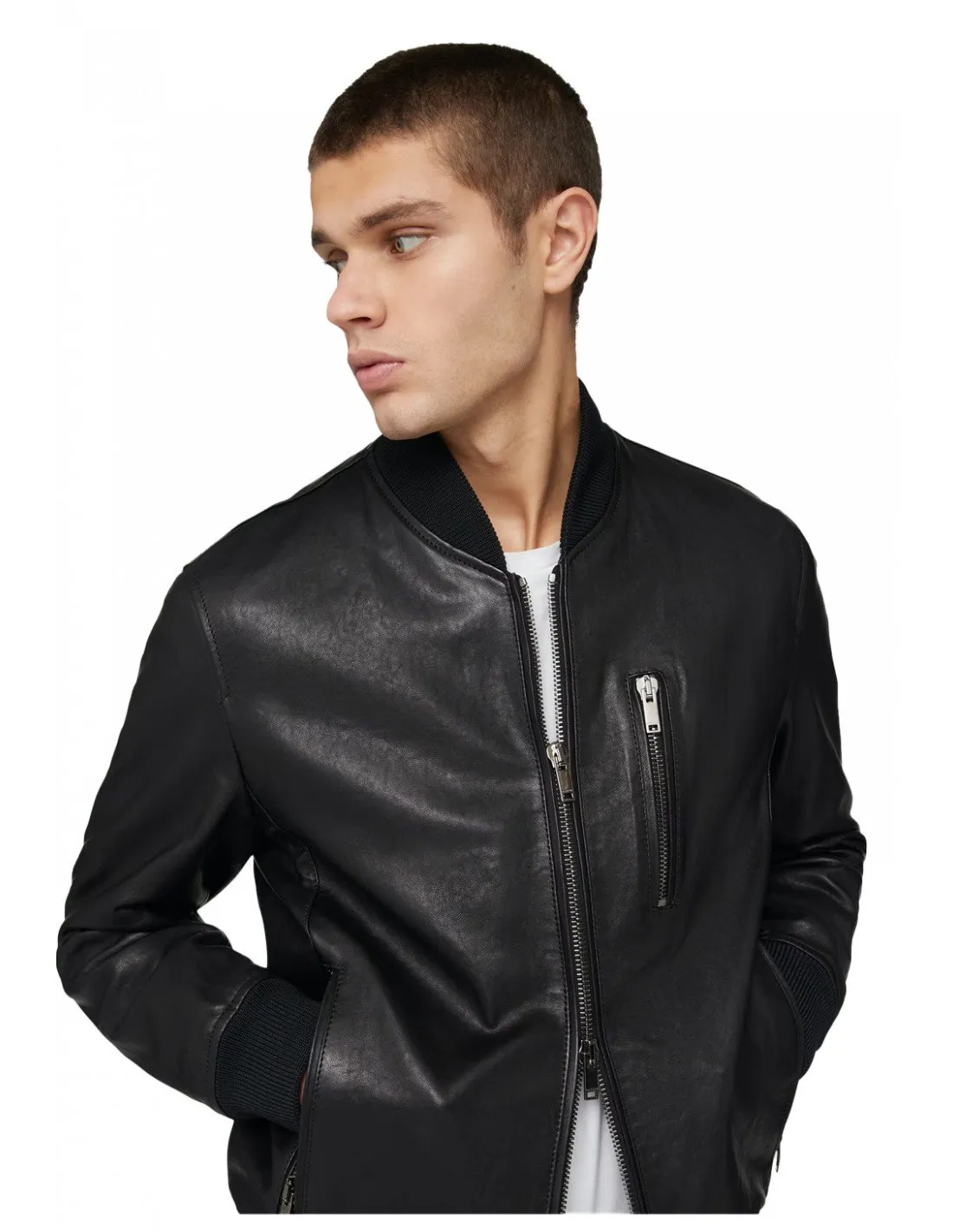 Bomber Dondup uomo UJ852PL0392U nero AI22