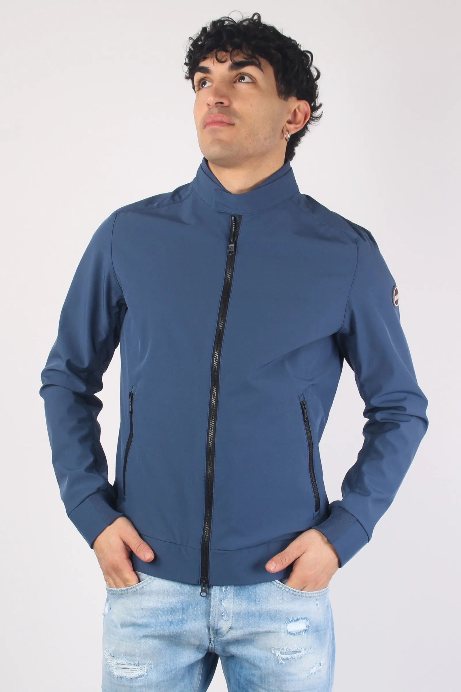 Bomber Soft Shell Dark Blu