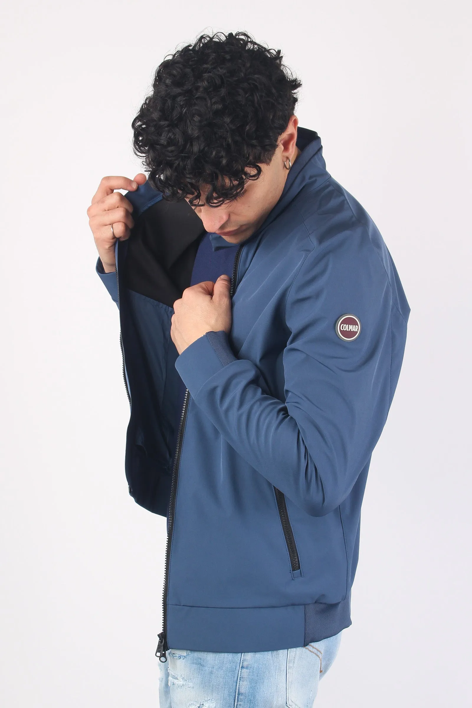 Bomber Soft Shell Dark Blu