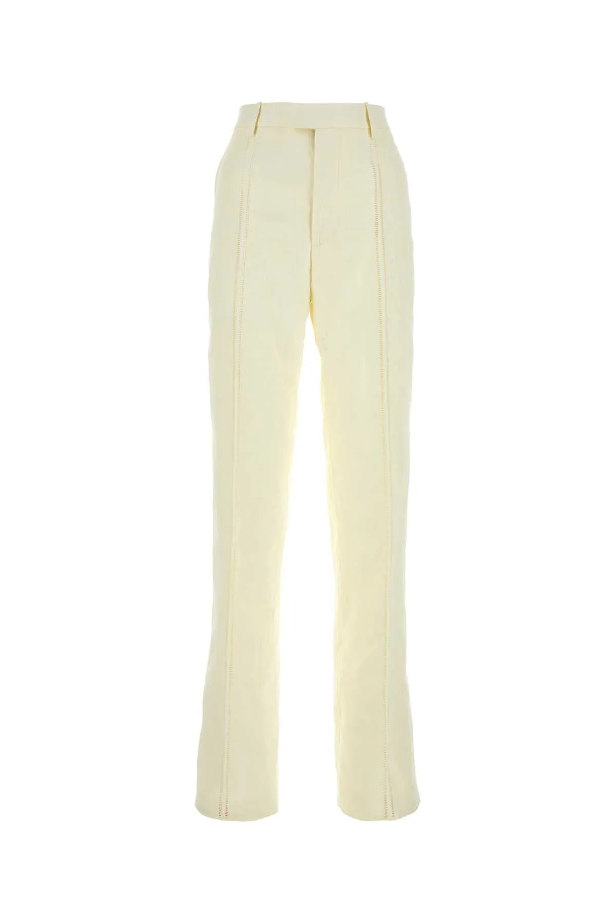 Bottega Veneta Cream Linen Pant