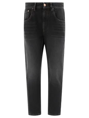 BRUNELLO CUCINELLI Fashionable Gray Jeans for Women | 24SS Denim Collection