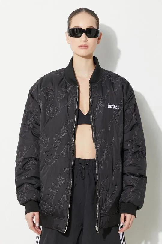 Butter Goods bomber jacket Scorpion black color BGQ1243401