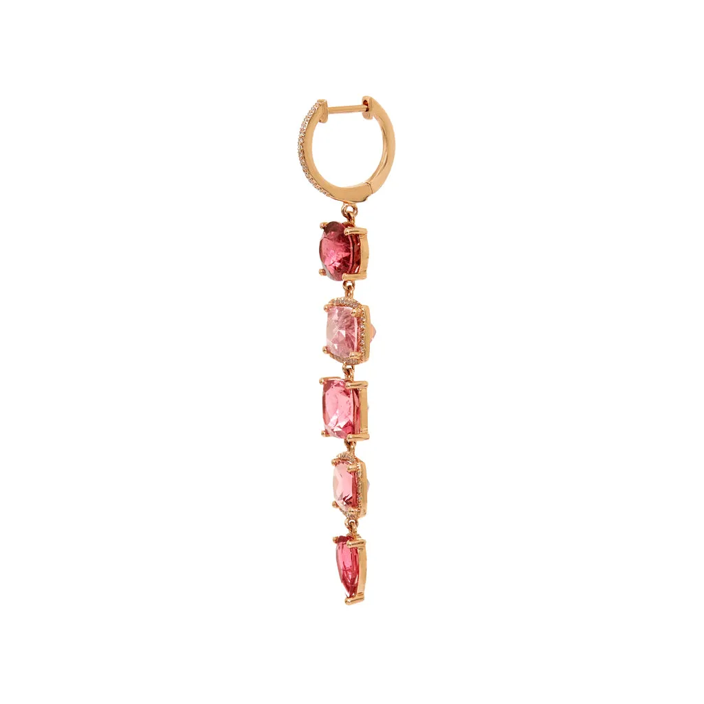 Camilla Pink Drop Earrings