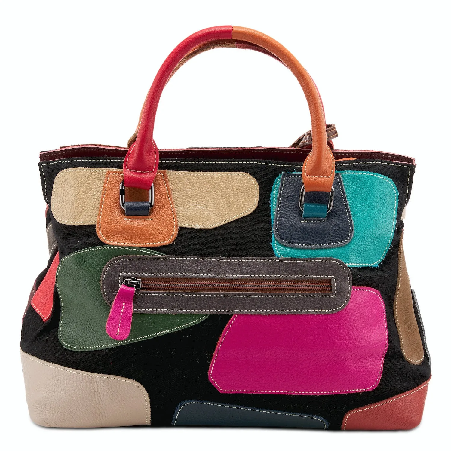  Captivate Double Handle Bag in Rainbow  