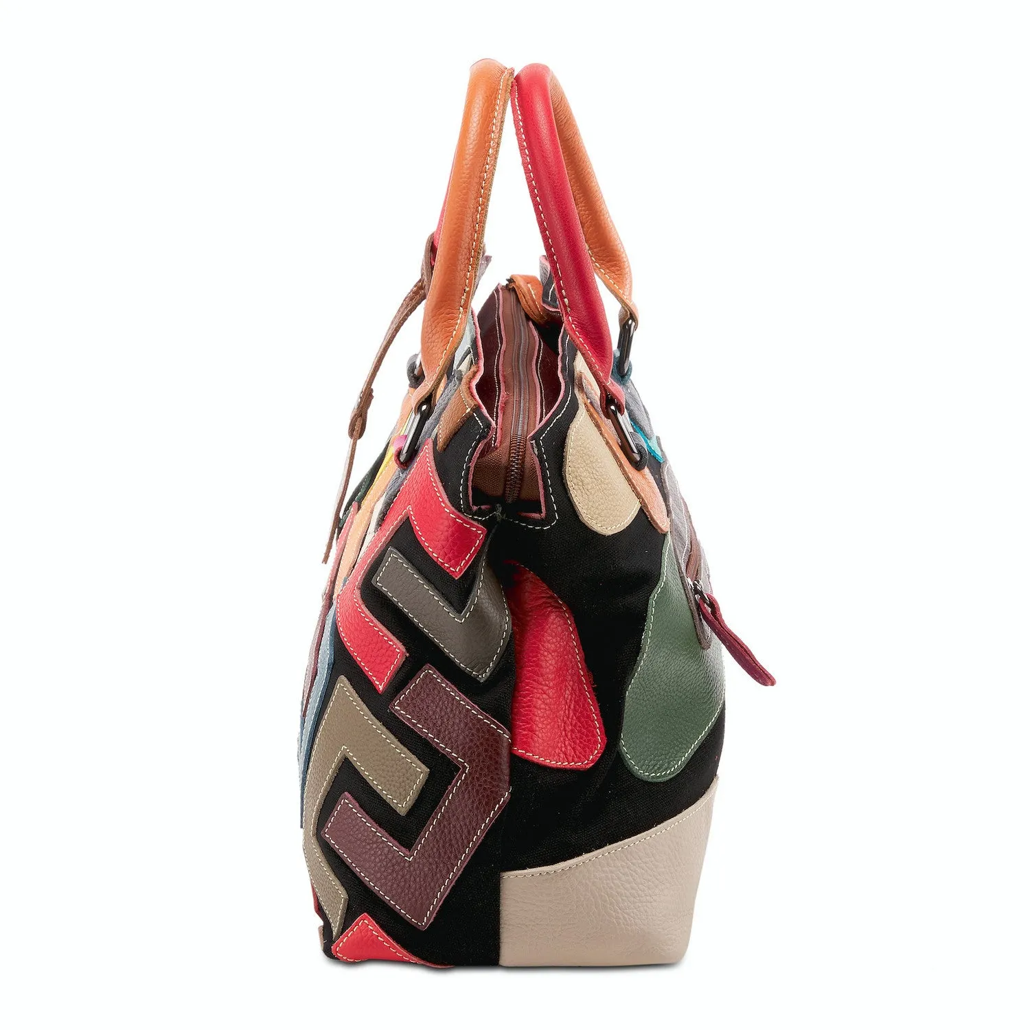  Captivate Double Handle Bag in Rainbow  