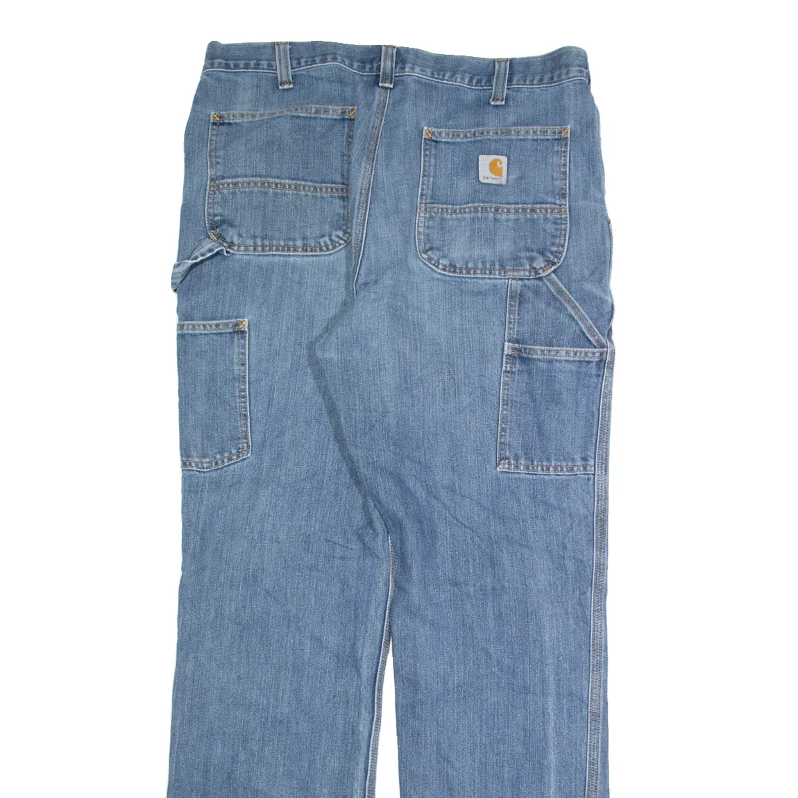 CARHARTT Mens Jeans Blue Regular Straight W36 L34