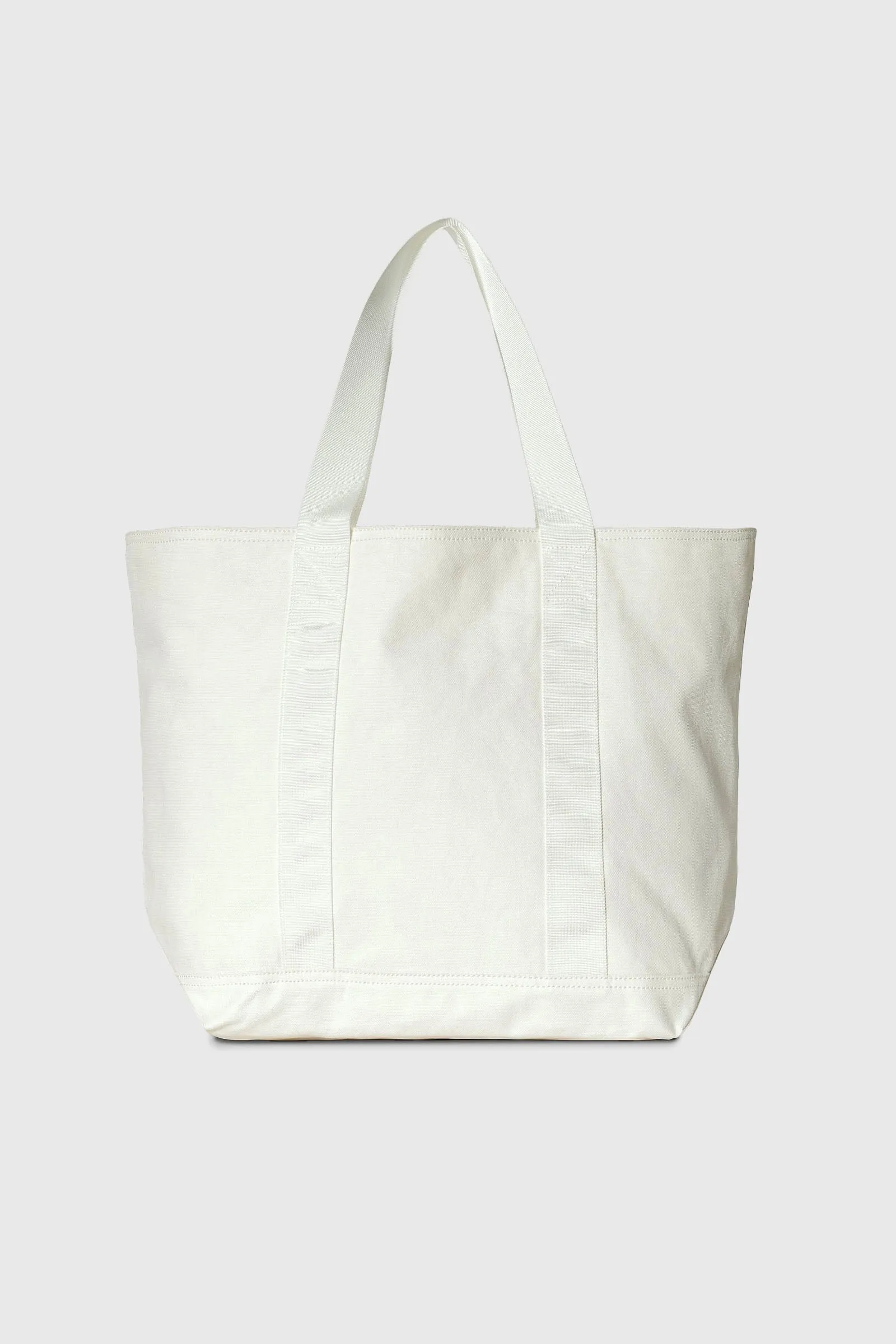 Carhartt WIP Borsa Canvas Tote Cotone Bianco