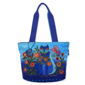 Cerulean Cat Medium Tote