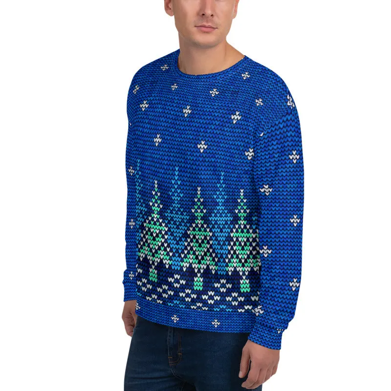 Christmas Sweater Print Unisex Sweatshirt