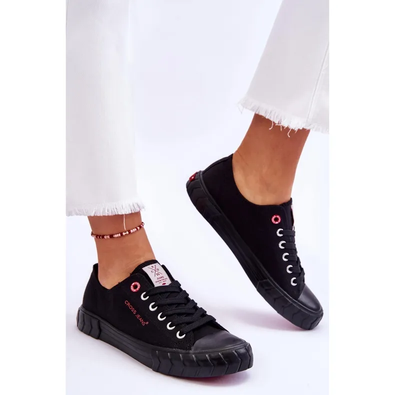 Classic Women's Sneakers Cross Jeans LL2R4051 Black