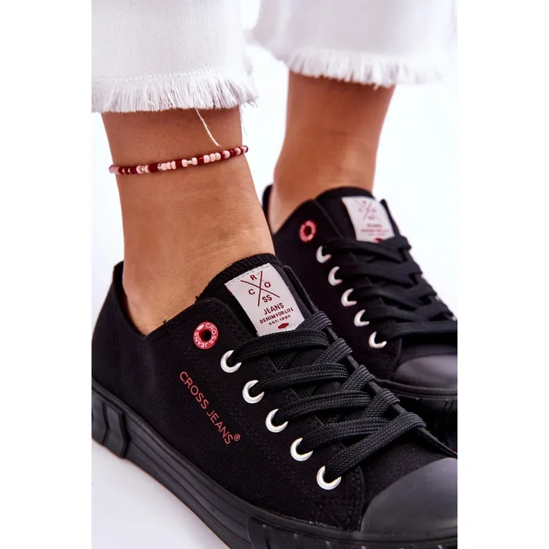 Classic Women's Sneakers Cross Jeans LL2R4051 Black