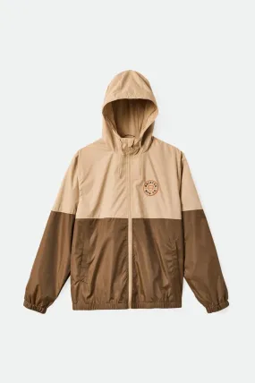 Claxton Crest Lightweight Jacket - Sand/Dark Earth