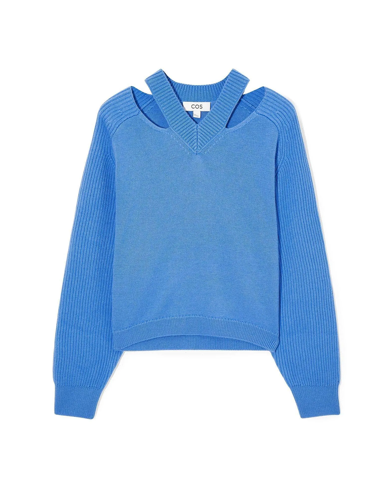 COS  |Casual Style Wool V-Neck Long Sleeves Plain