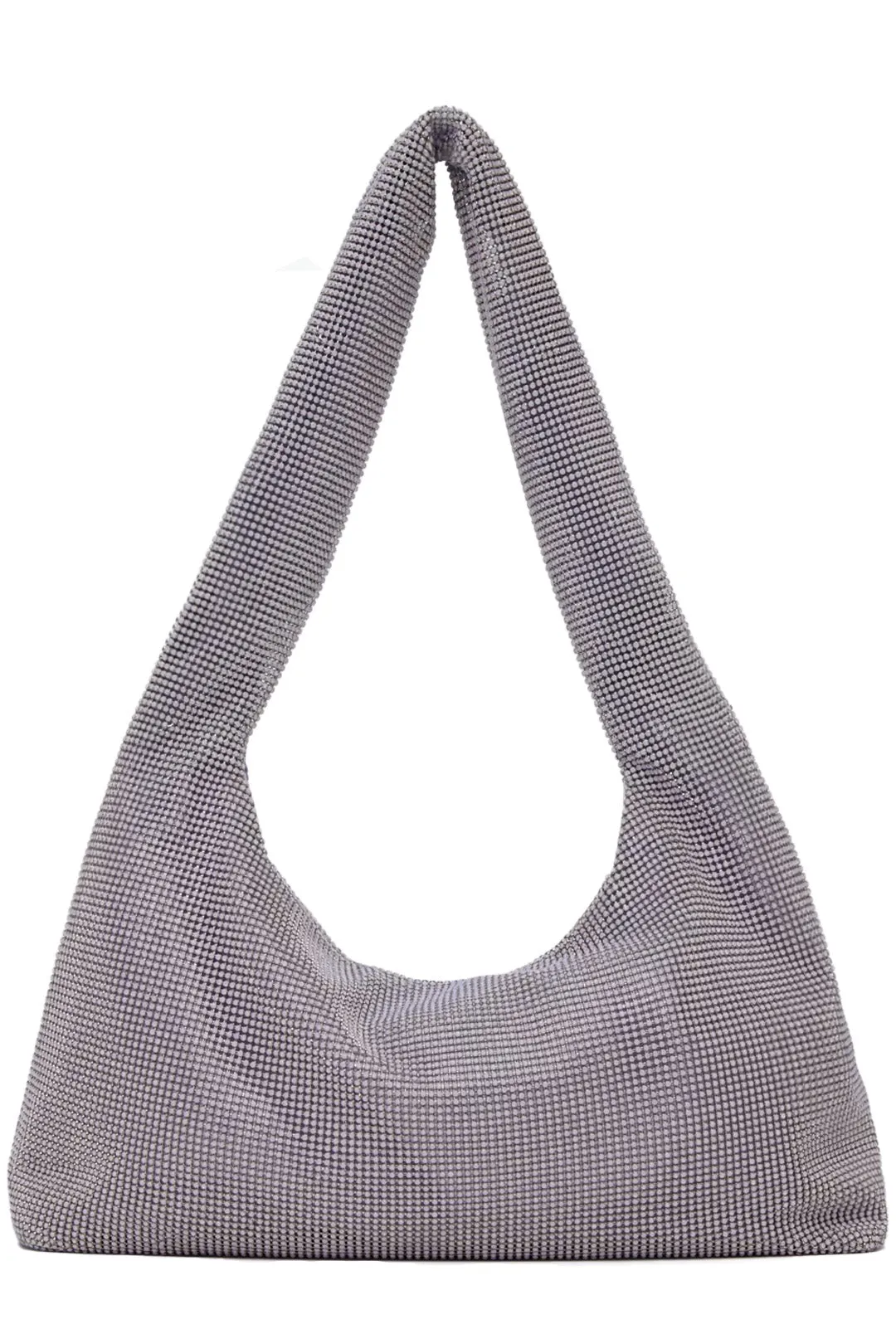 Crystal-Mesh Underarm Bag