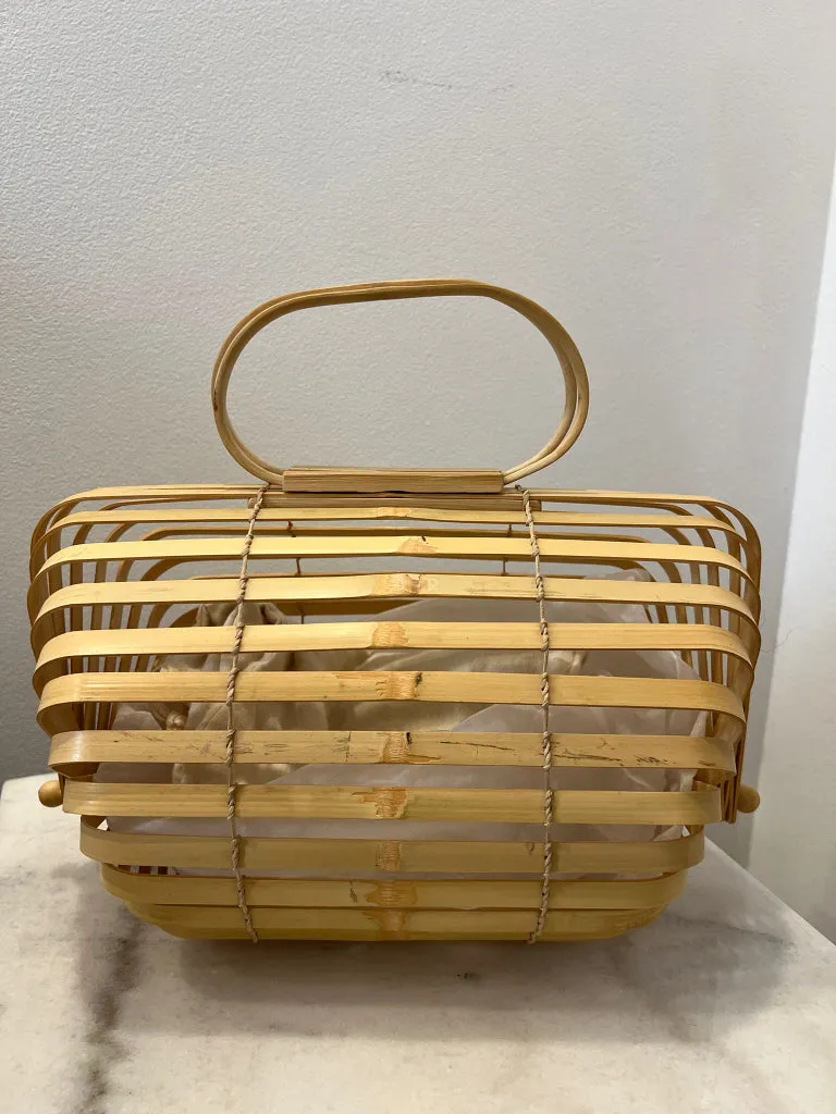 Cult Gaia Open Basket Bamboo Bag (BNWOT)