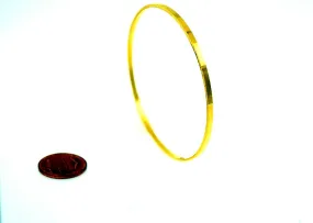 CUSTOM Handmade 22K SOLID GOLD BANGLE BRACELETS BRACELET Cuff pick your size