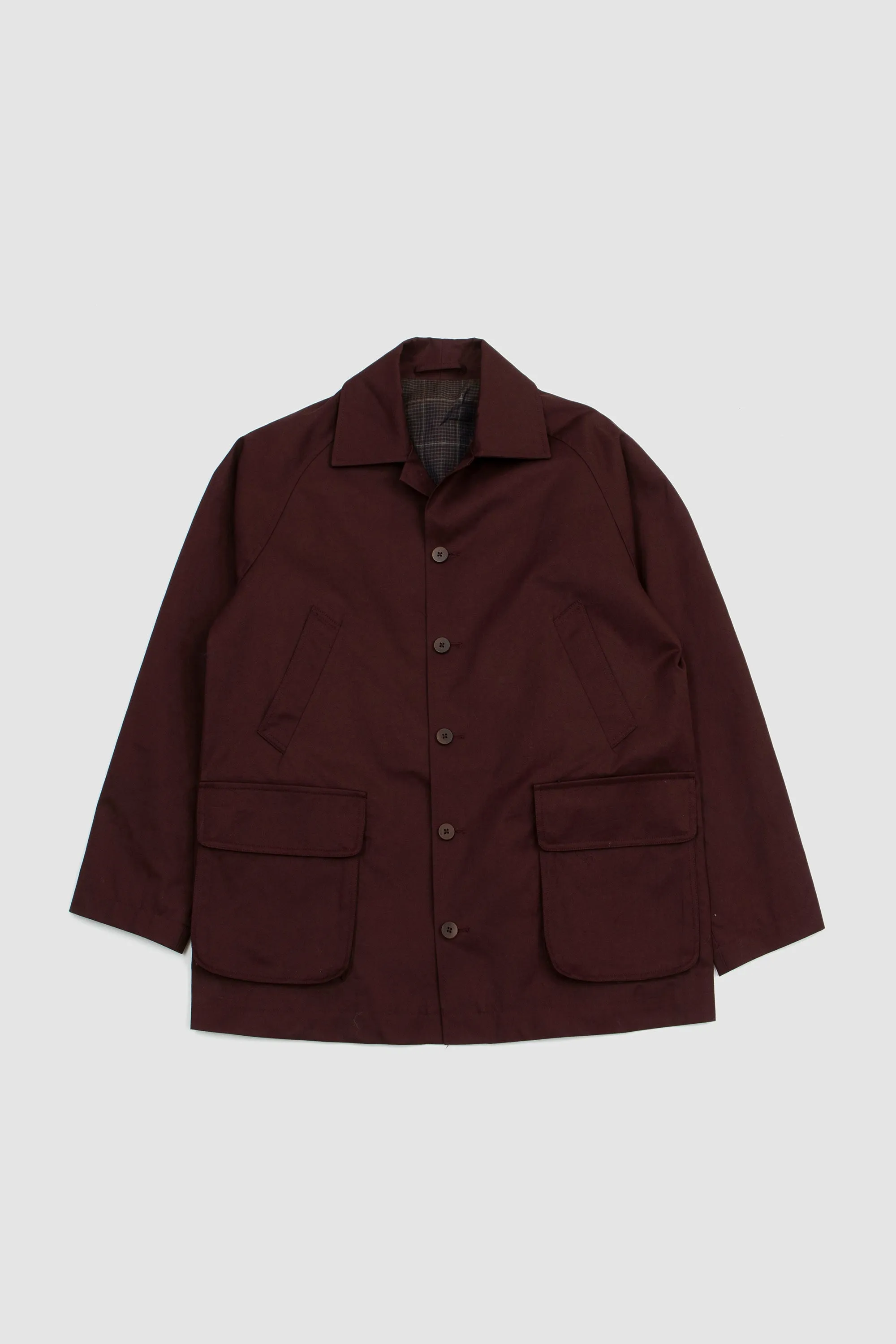 De Bonne Facture Hunting Jacket Water-Repellent Plum