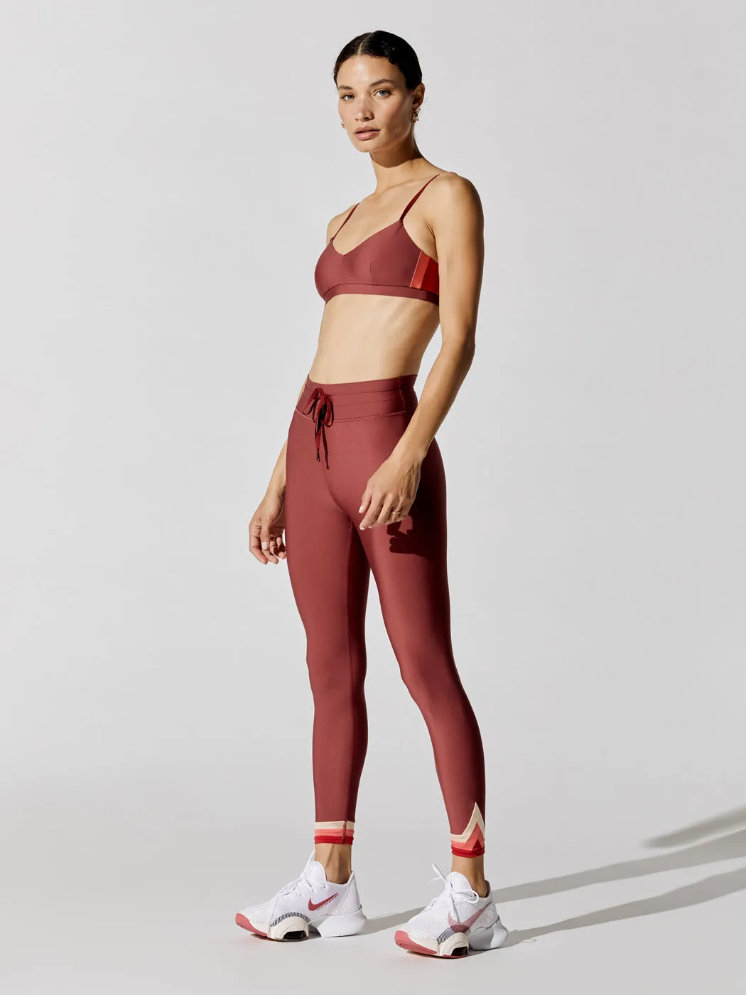 Delmira Midi Pant - Red