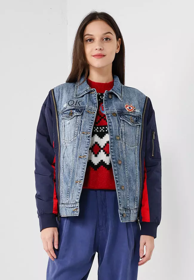 Desigual Hybrid Denim Jacket