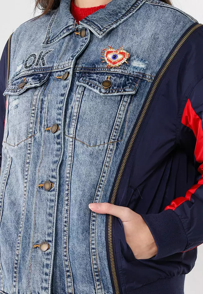 Desigual Hybrid Denim Jacket