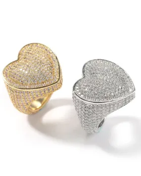 Diamond Heart Ring