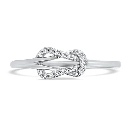 Diamond Knot Ring