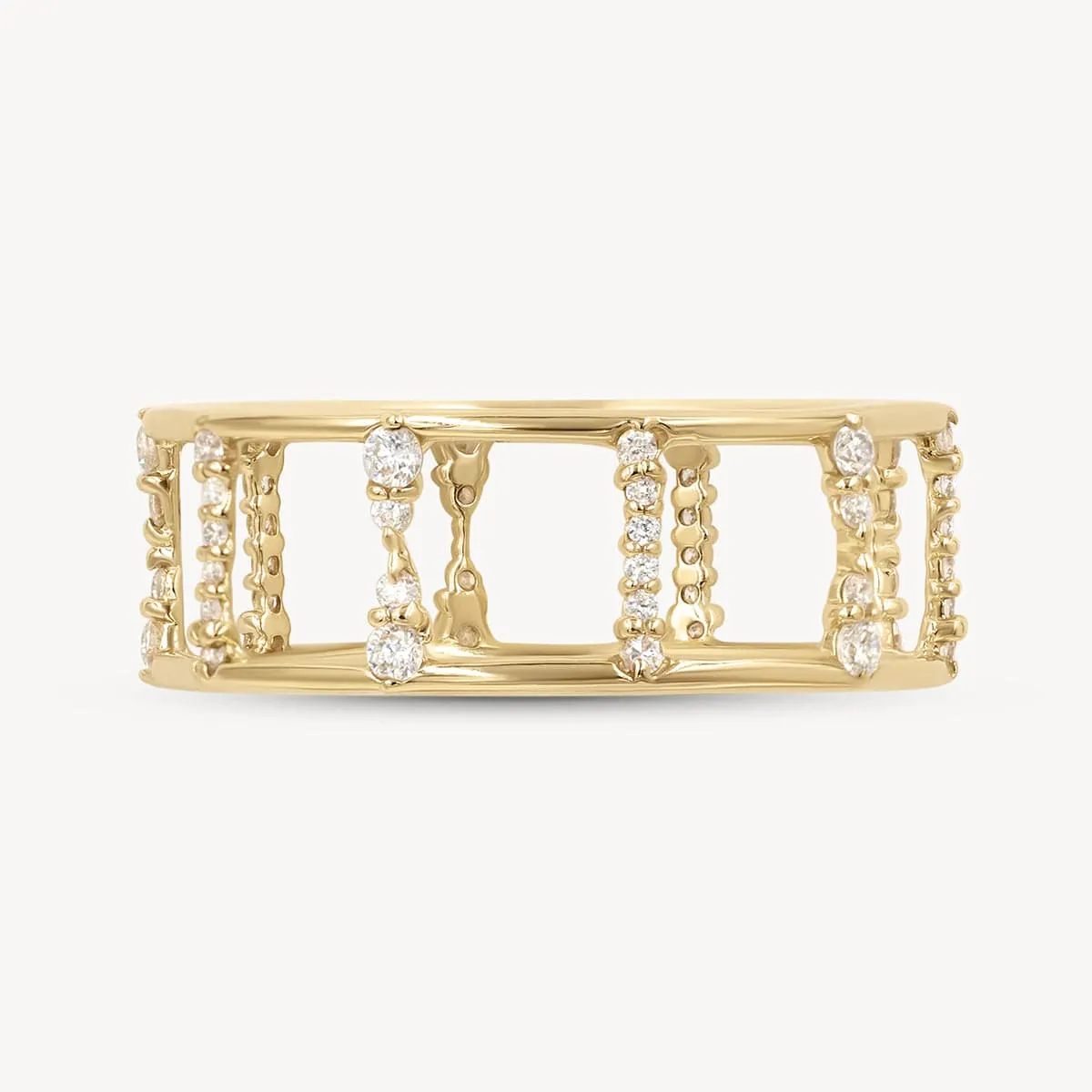 Diamond Ladder Ring