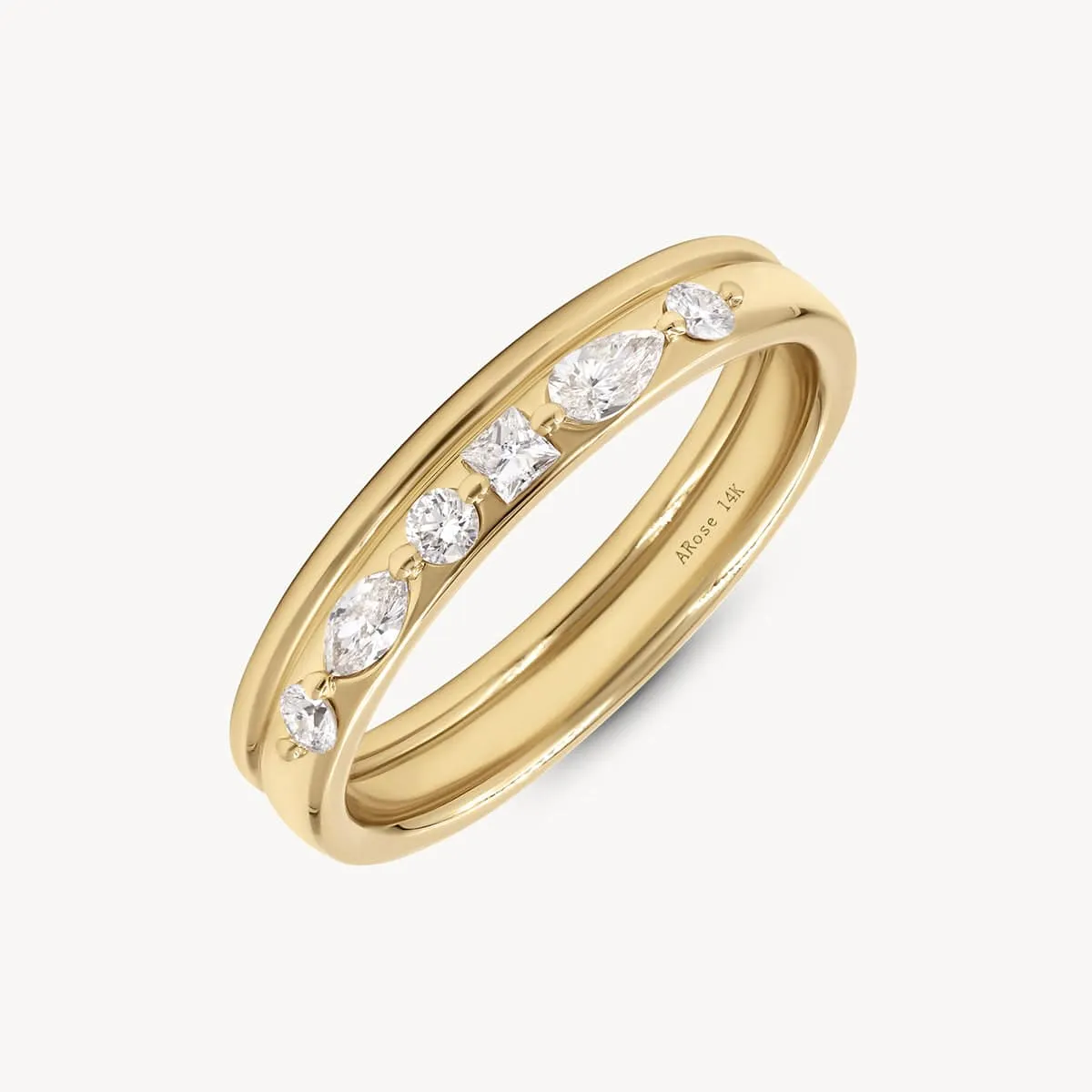 Diamond Multicut Ring