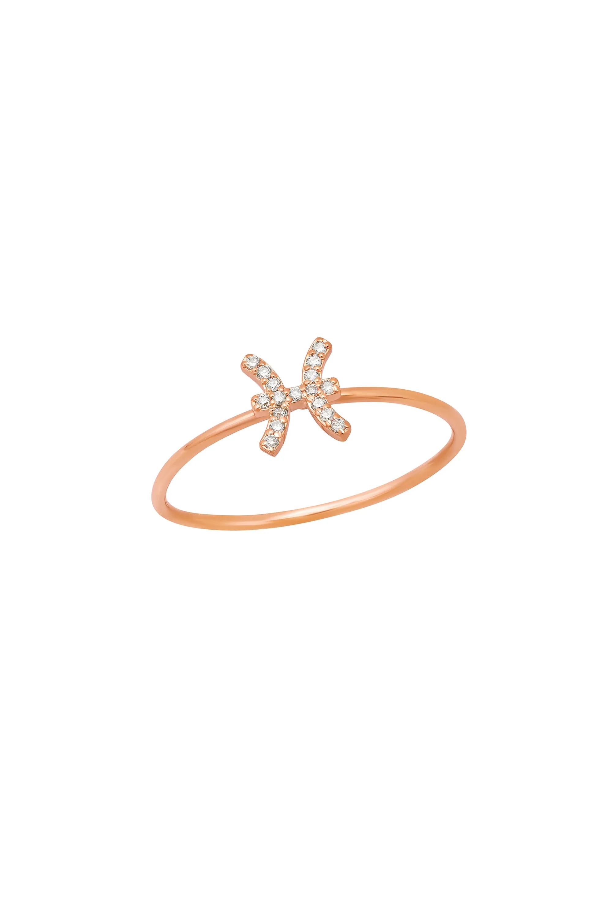 Diamond Pisces Ring