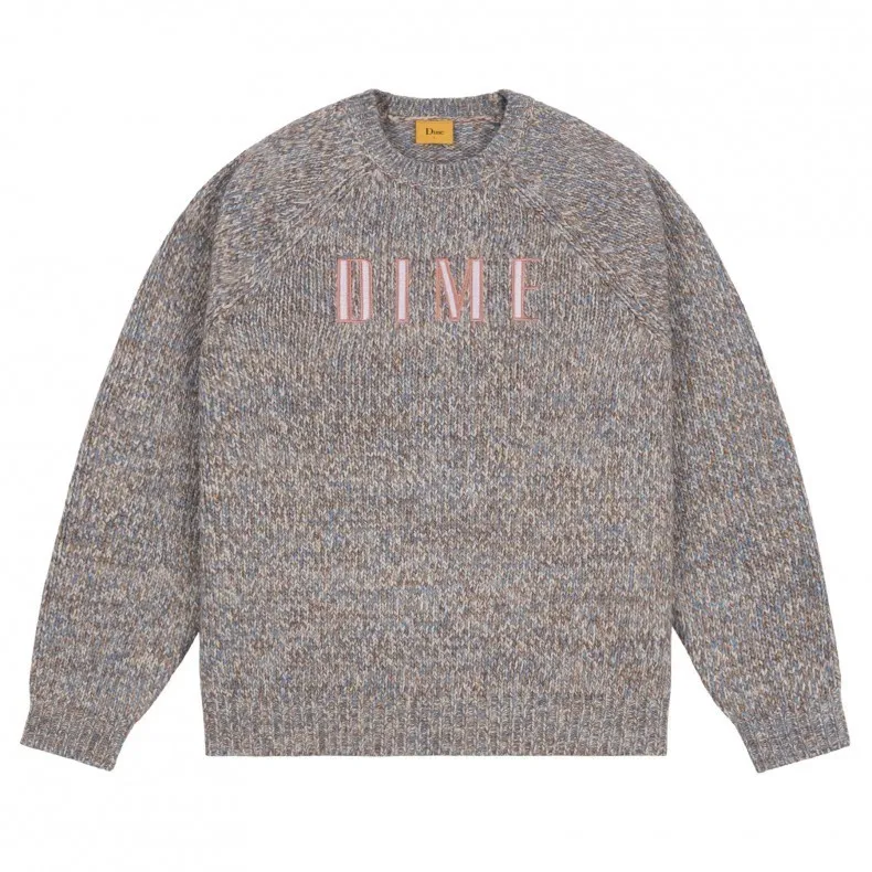 Dime  |Crew Neck Unisex Street Style Long Sleeves Logo