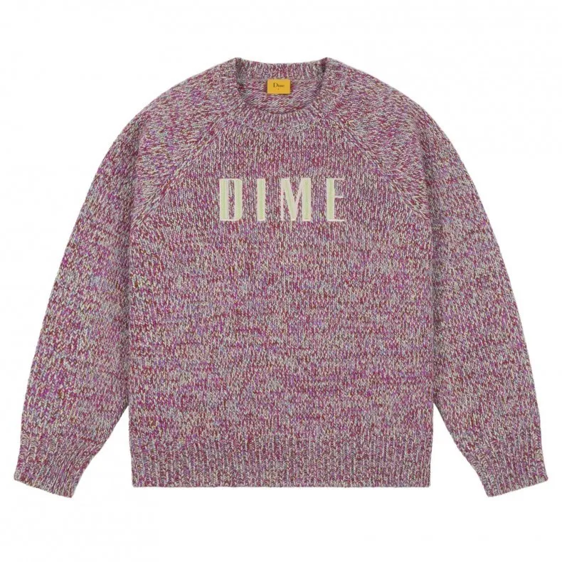 Dime  |Crew Neck Unisex Street Style Long Sleeves Logo