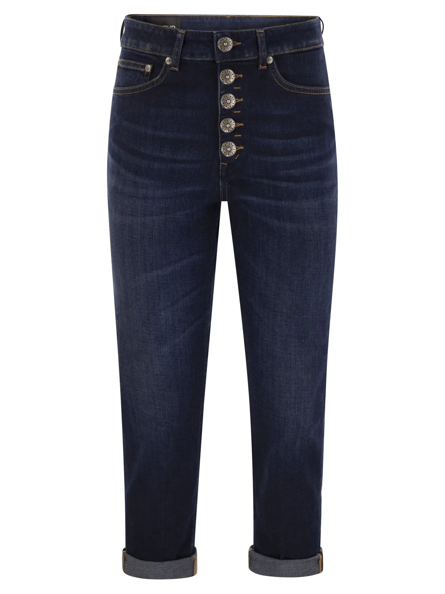 Dondup    Dondup Koons Loose Jeans With Jewelled Buttons