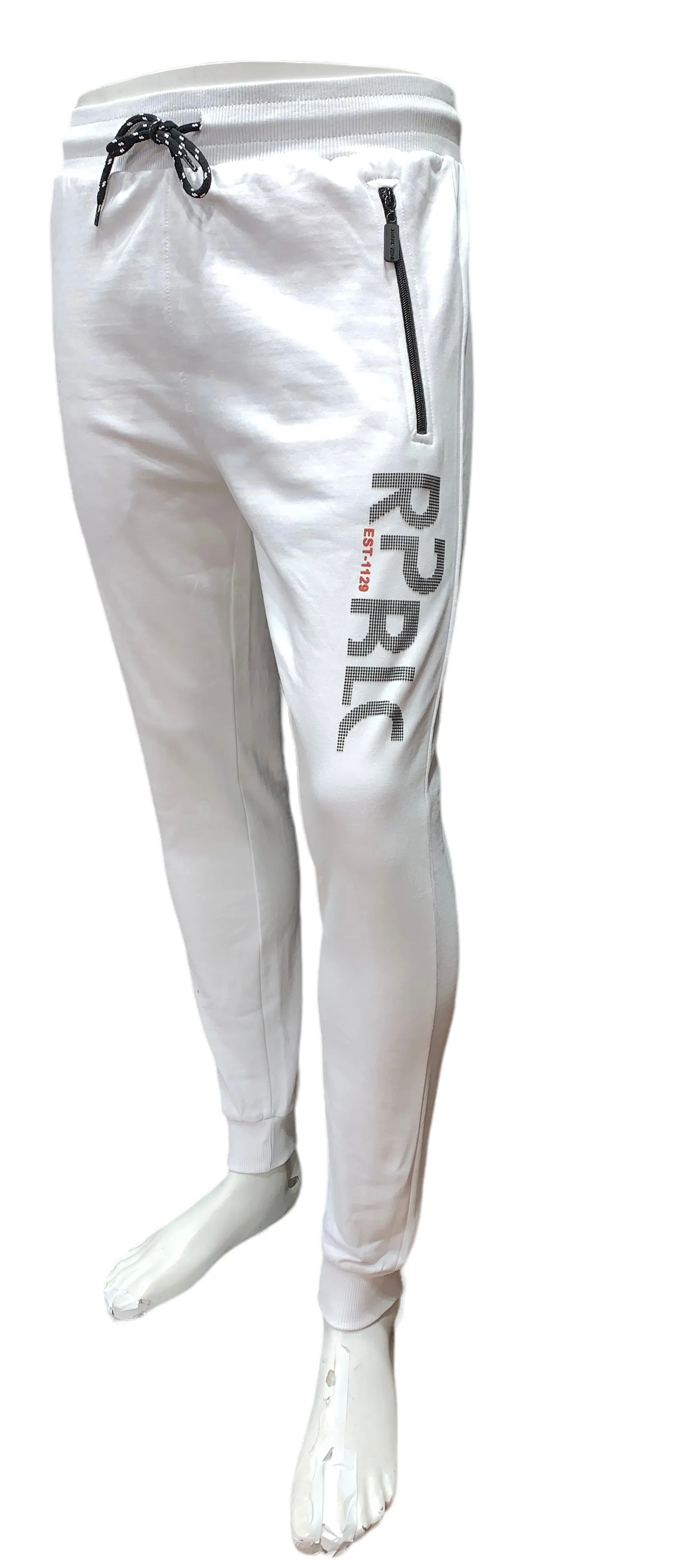 DOTS Cuffed Track Pant White