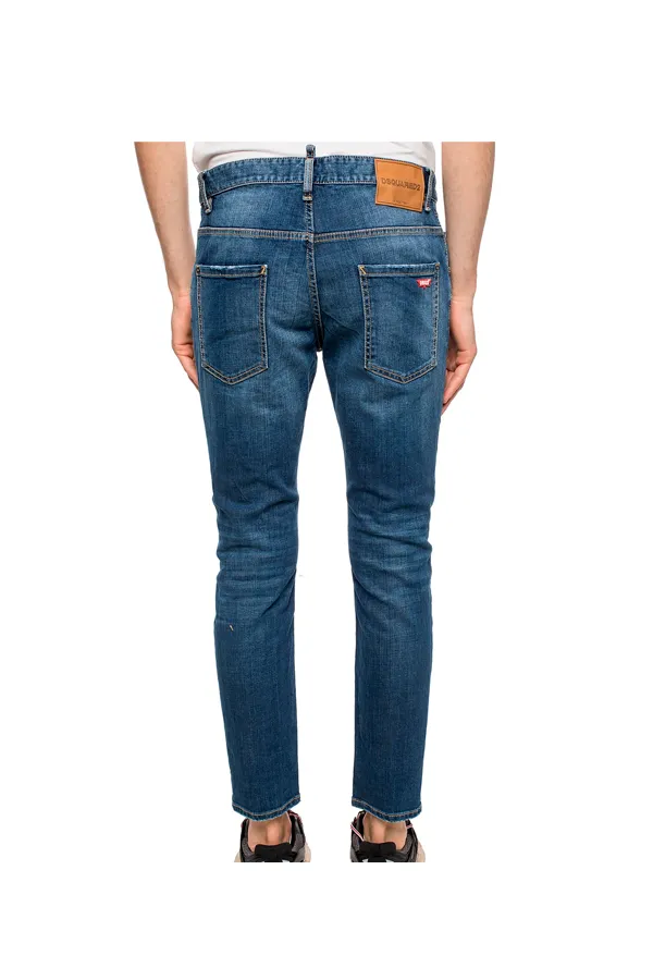 Dsquared2 Skater Slim Denim Jeans Blue