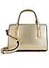 Dune London Dinkydenbeigh Gold Small Tote Bag