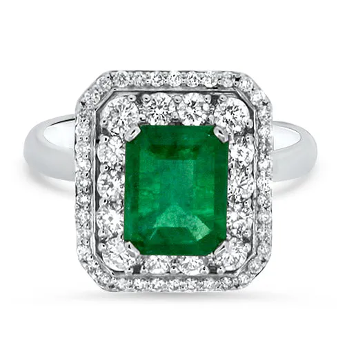 Emerald & Diamond Ring