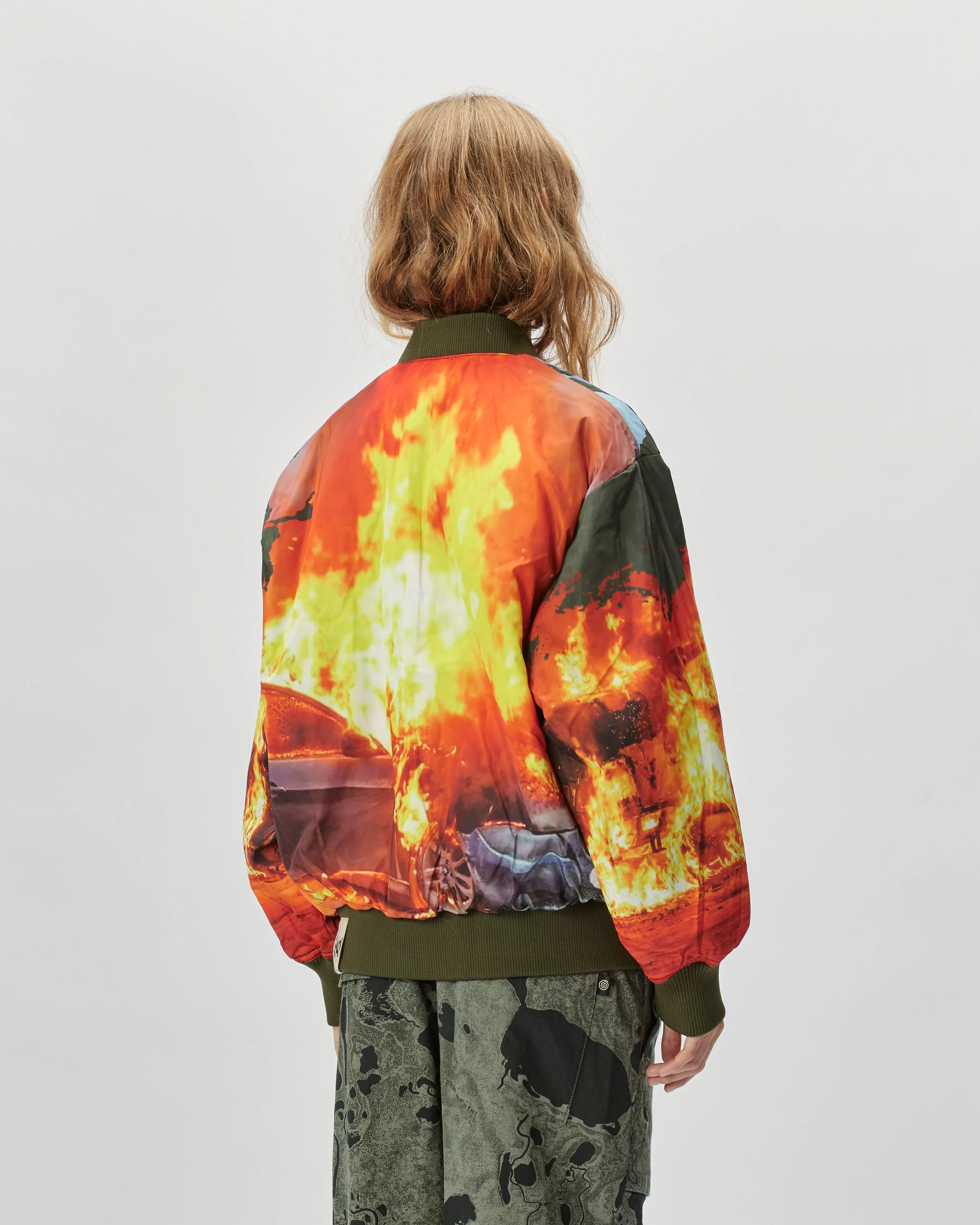 Engulfed Reversible Bomber Jacket