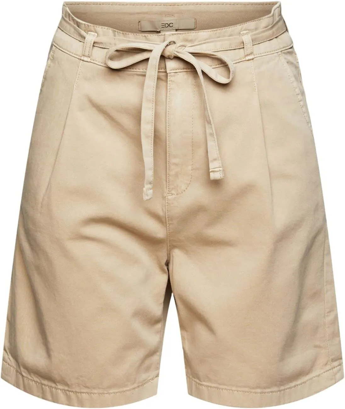 Esprit 8 Cotton Stretch Chino Shorts in Beige