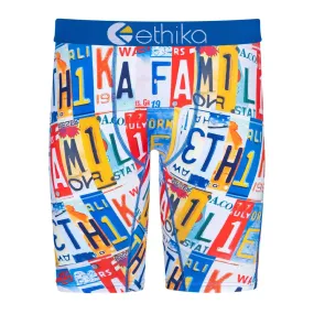 Ethika Mens State Hopper Boxer Brief MLUS2692-WBL White/Blue