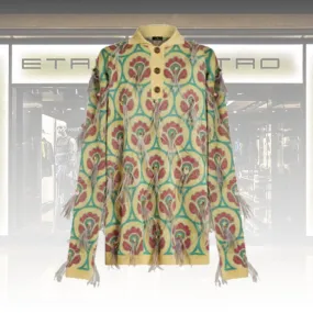 ETRO  |Casual Style Long Sleeves Elegant Style Logo