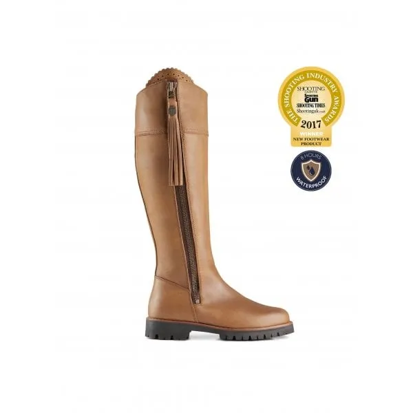 Fairfax & Favor Womens Waterproof Explorer Boot in Oak Leather