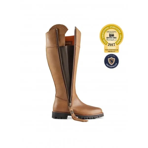 Fairfax & Favor Womens Waterproof Explorer Boot in Oak Leather