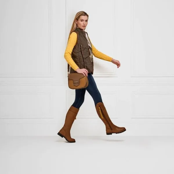 Fairfax & Favor Womens Waterproof Explorer Boot in Oak Leather