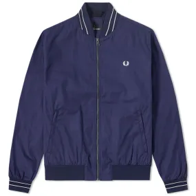 Fred Perry Sateen Bomber JacketNavy