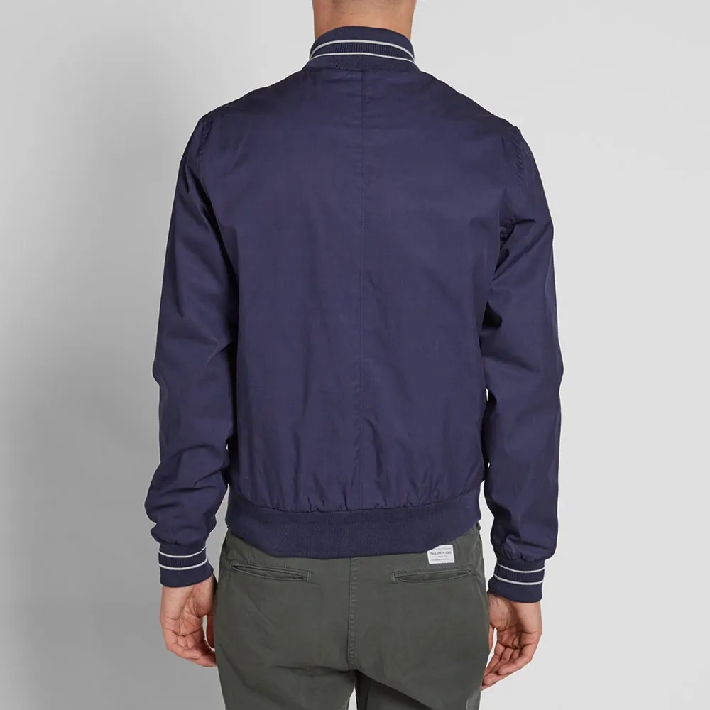 Fred Perry Sateen Bomber JacketNavy