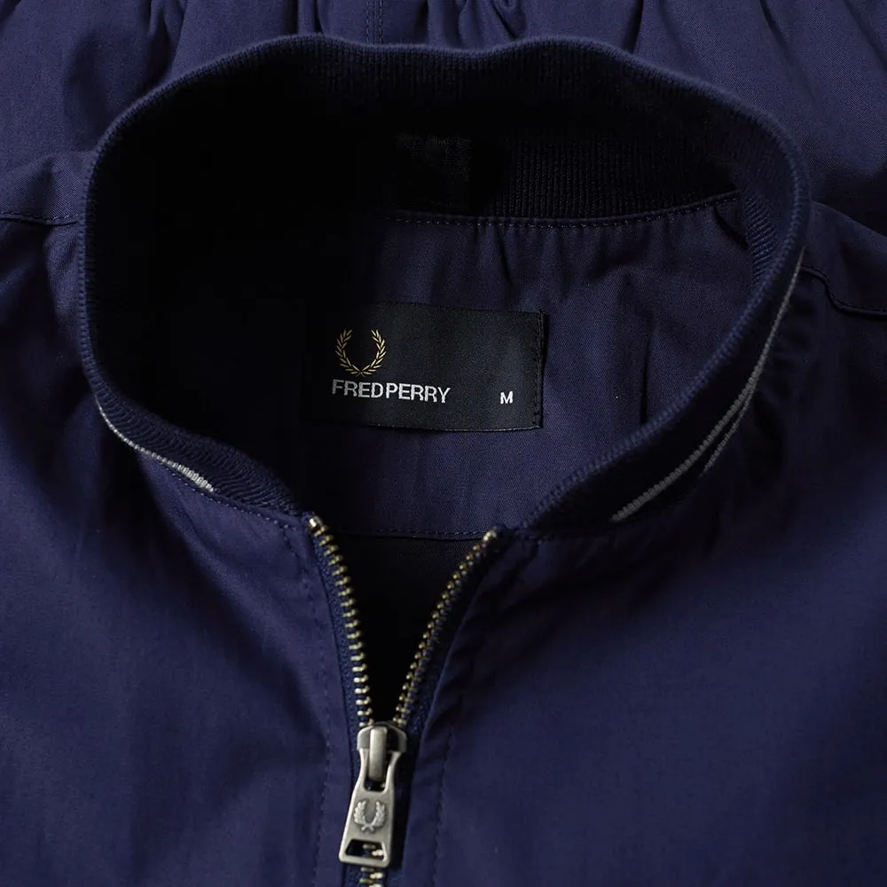 Fred Perry Sateen Bomber JacketNavy